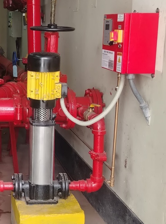 Bomba jockey con controlador Firetrol para mantenimiento de presión