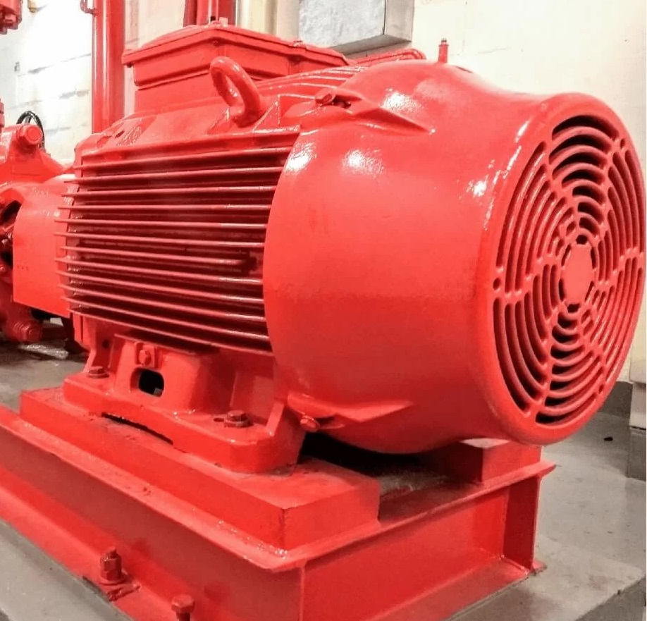 Motor eléctrico contra incendio que perdió fuerza por altitud (derate), Golsatel