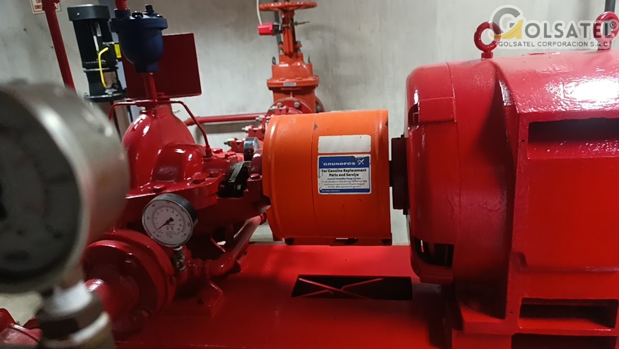Motor eléctrico trifásico WEG para bomba contra incendio bajo norma NFPA 20