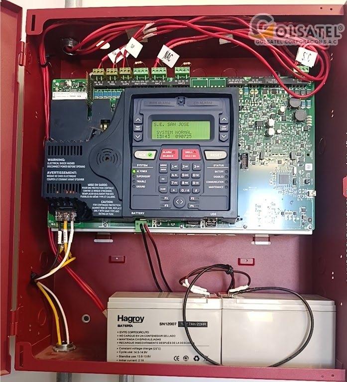 Panel FACP direccionable para detección de incendio