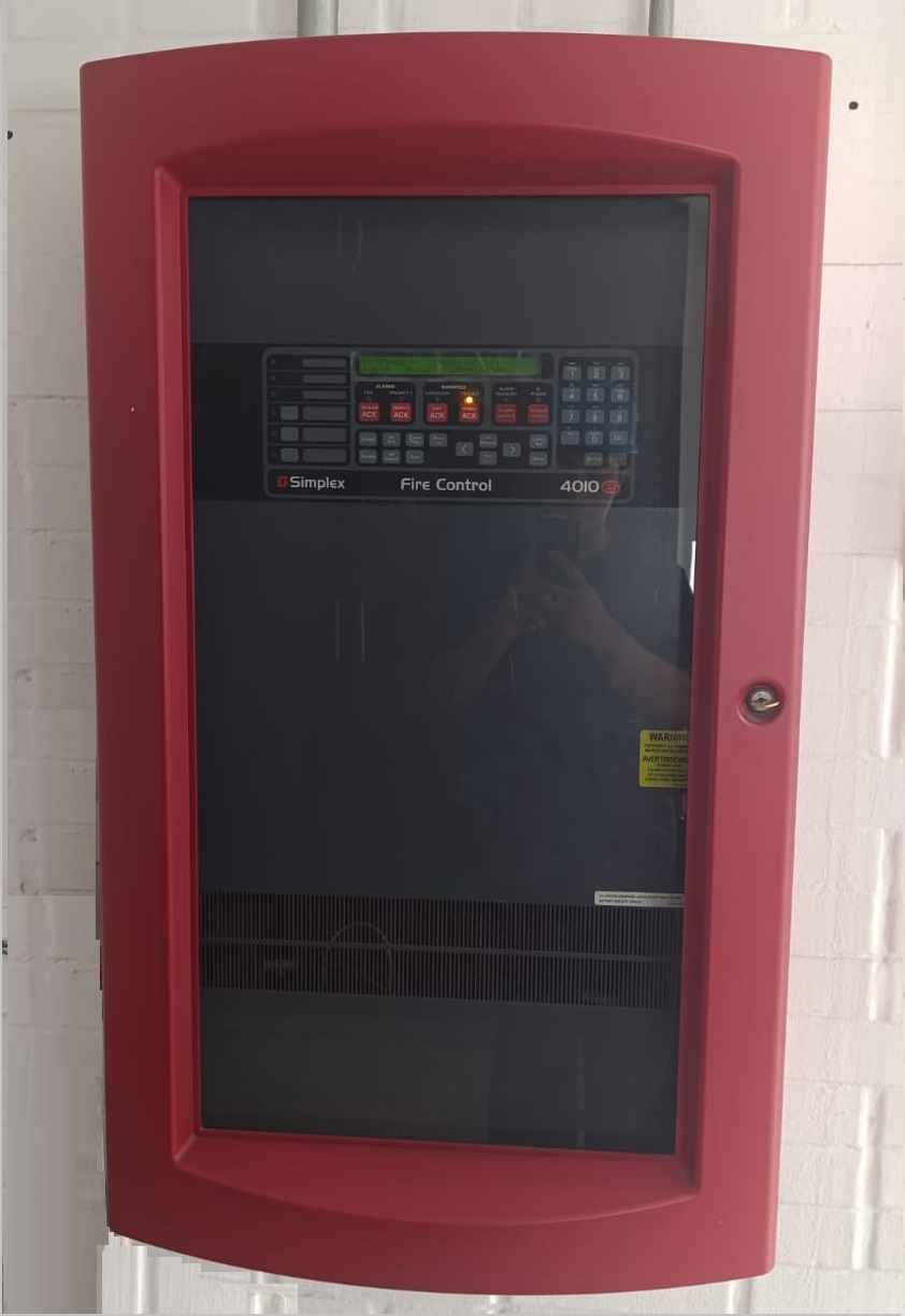 Panel de control FACP Simplex para sistema de detección de incendios